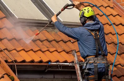 Démoussage et hydrofuge de toiture à Armoy